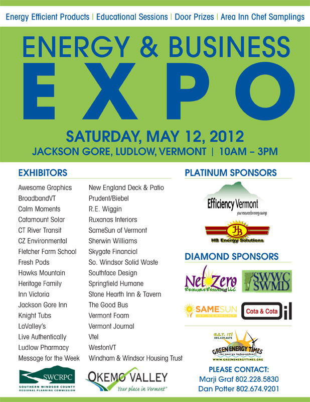 Energy & Business Expo | Saturday, May 12, 2012