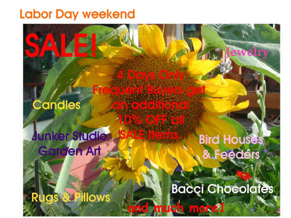 Labor Day Weekend Sale