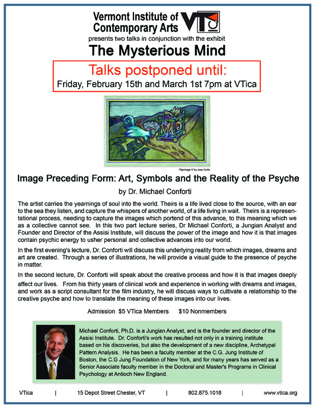 VTica The Mysterious Mind Talk Postponed Until February 15