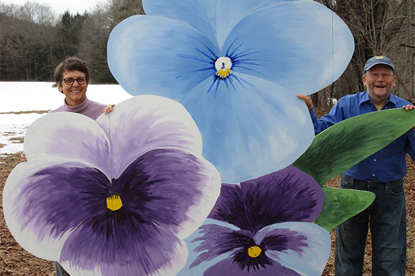 First Annual Pansy Festival at Singing River Farm on May 2