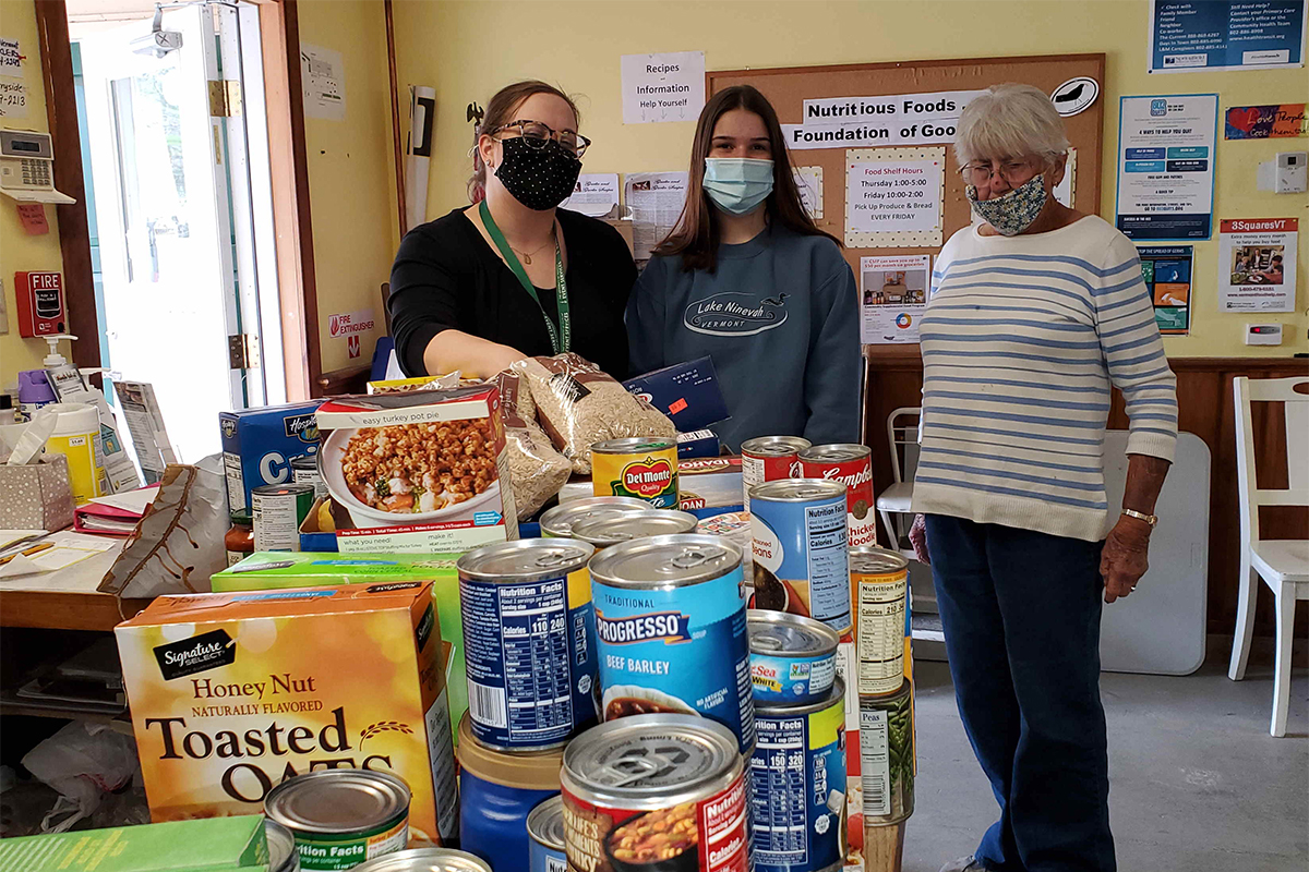 GMUHS Interact Club Food Drive For The Chester Andover Family Center