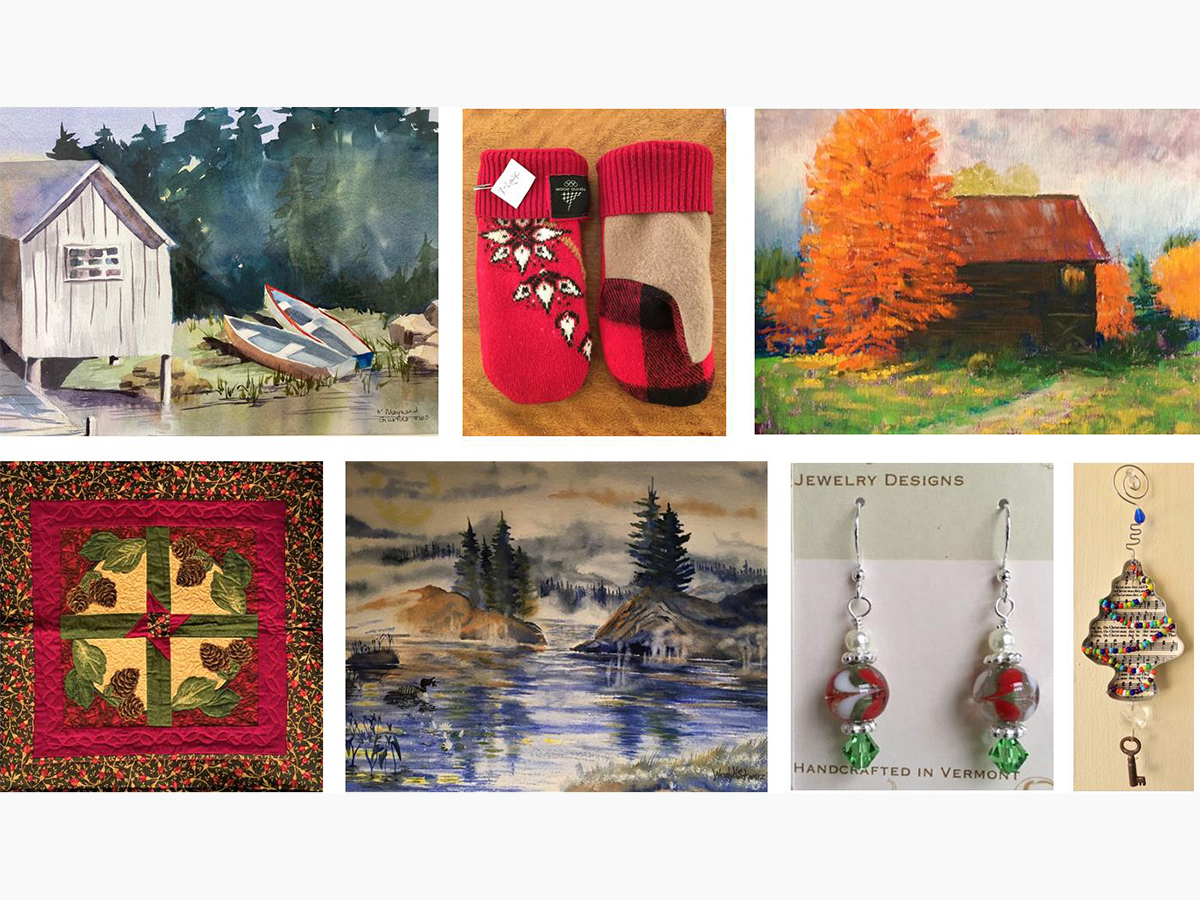 Fine Art and Craft Sale: Handcrafted in Vermont - Fine Art, Sweater Mittens, Jewelry and More