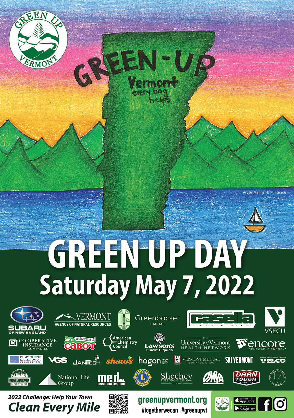 Green Up Day at Whiting Library