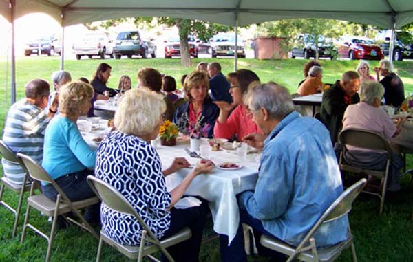 Imagine, this famous outdoor supper on the church lawn is seventy-five years old!  St. Luke's Annual August Supper on the Lawn is a long cherished occasion that many anticipate with joy.