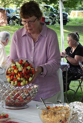 Imagine, this famous outdoor supper on the church lawn is seventy-five years old!  St. Luke's Annual August Supper on the Lawn is a long cherished occasion that many anticipate with joy.