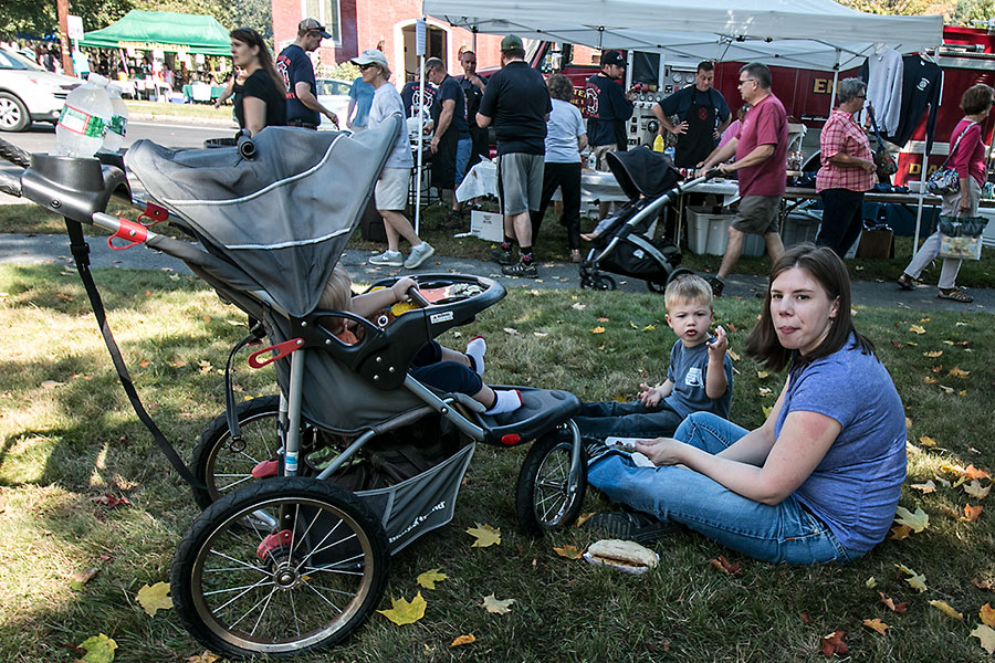 Chester's fabulous Fall Festival on the village green.