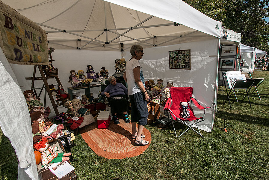 Chester's fabulous Fall Festival on the village green.