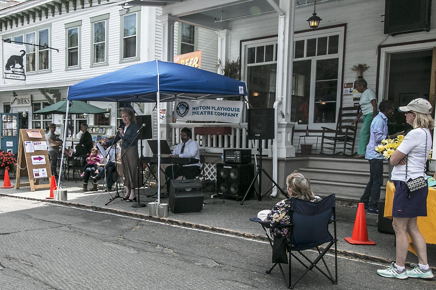 Chester's fabulous Fall Festival on the village green.