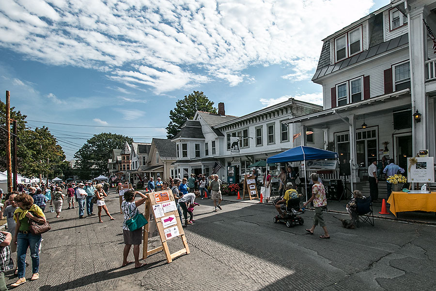 Chester's fabulous Fall Festival on the village green.