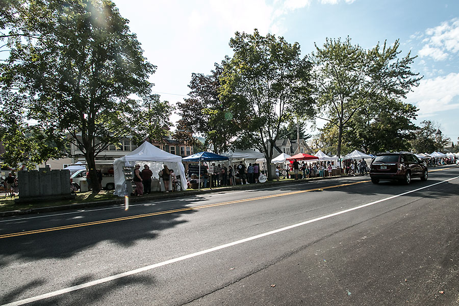 Chester's fabulous Fall Festival on the village green.